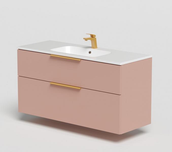 Str&oslash;mberg Altus 120 vaskeskab - Rosa