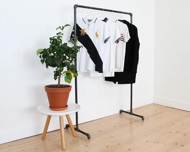 Simple Racks Newark fritst&aring;ende t&oslash;jstativ - 108 x 50 CM