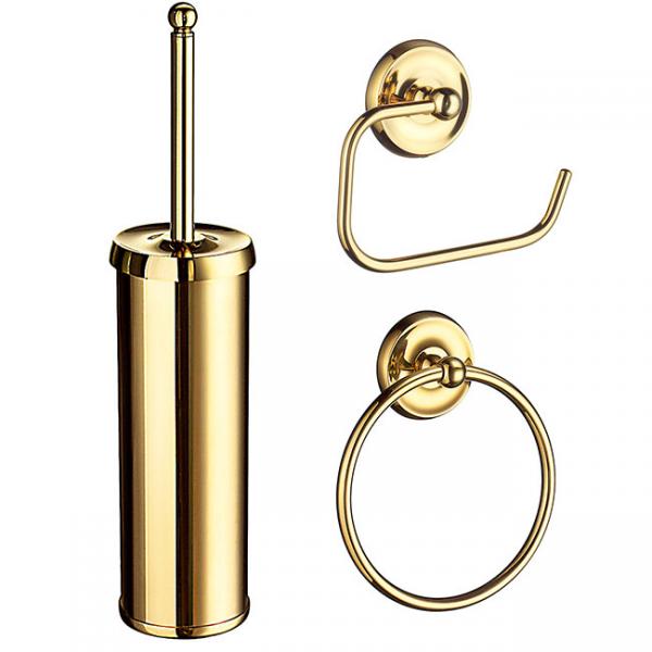 Smedbo Villa tilbeh&oslash;rspakke til bad 2 - Poleret messing