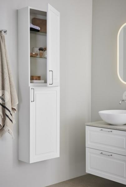 Hafa Grace kompakt h&oslash;jskab - Mat hvid ramme