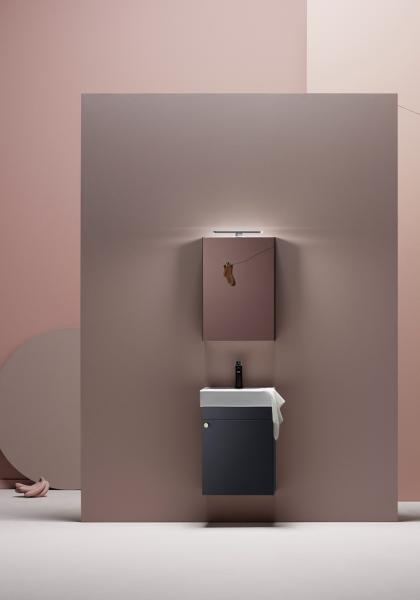 Hafa GO 450 spejlskab - Hvid mat