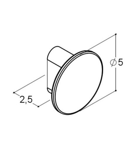 Dansani rundt greb til Match brus - Sort