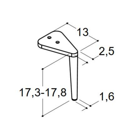 Dansani Luna Vintage st&oslash;tteben - Sort