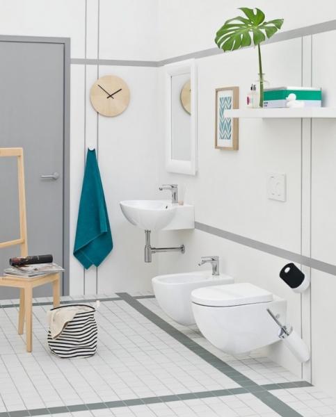 Lavabo File 2.0 Rimless v&aelig;gh&aelig;ngt toilet - Hvid