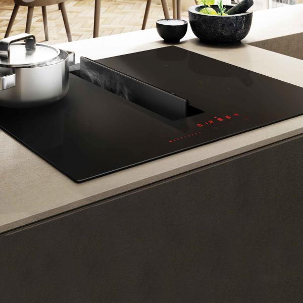 Eico NikolaTesla Fit BL/A/60 integreret emh&aelig;tte i kogesektion - Sort