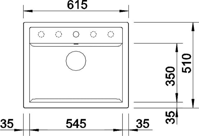 Blanco Dalago 6 MX K&oslash;kkenvask - Tr&oslash;ffel