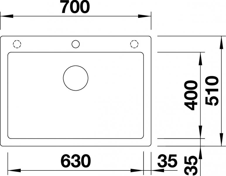 Blanco Pleon 8 k&oslash;kkenvask - Hvid