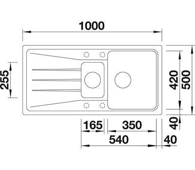 Blanco Sona 6S k&oslash;kkenvask - Sort