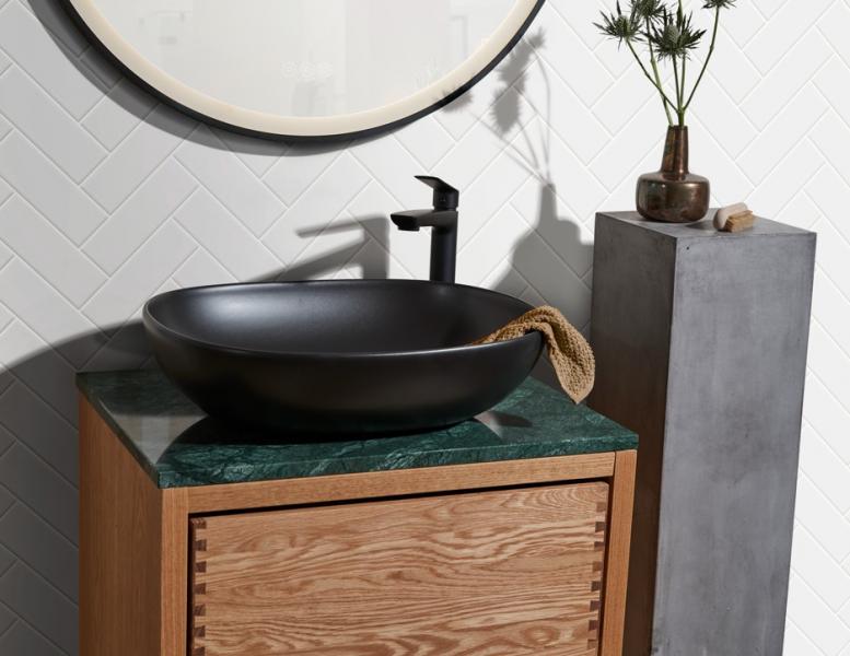 Cass&oslash;e 50 fritst&aring;ende bowlevask - Uden overl&oslash;b - Mat gr&aring;