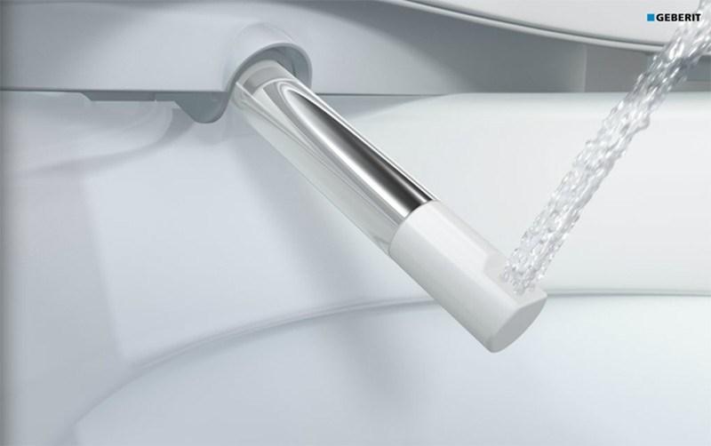 Geberit AquaClean 4000 v&aelig;gh&aelig;ngt duschtoilet - Incl. s&aelig;de