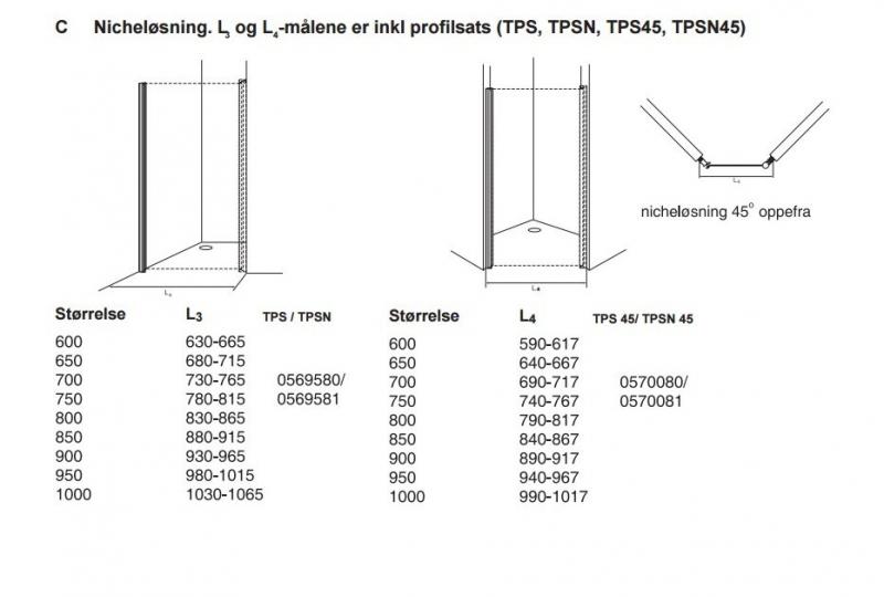 Outlet - If&ouml; Space 2000 brused&oslash;r SPNK 750 - Alu profiler - Klart glas