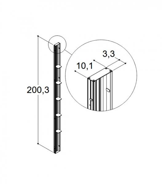 Dansani Tower brusereol til Match A/B/E - Satin - Ny model