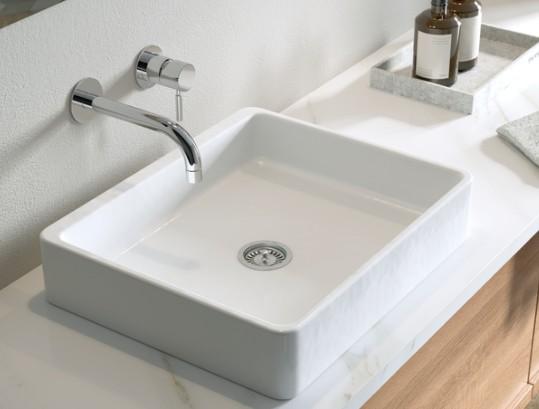 Damixa Merkur h&aring;ndvaskarmatur t/indbygning - Krom