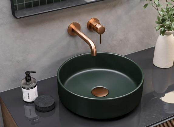 Damixa Osier armatur til indbygning i v&aelig;g - B&oslash;rstet kobber