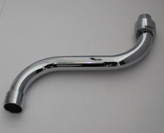 B&oslash;rma S-tud 150mm krom G3/4" oml. 22mm luftbl. svingbar