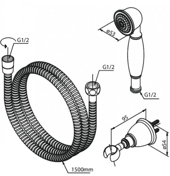 Damixa Tradition H&aring;ndbrusers&aelig;t