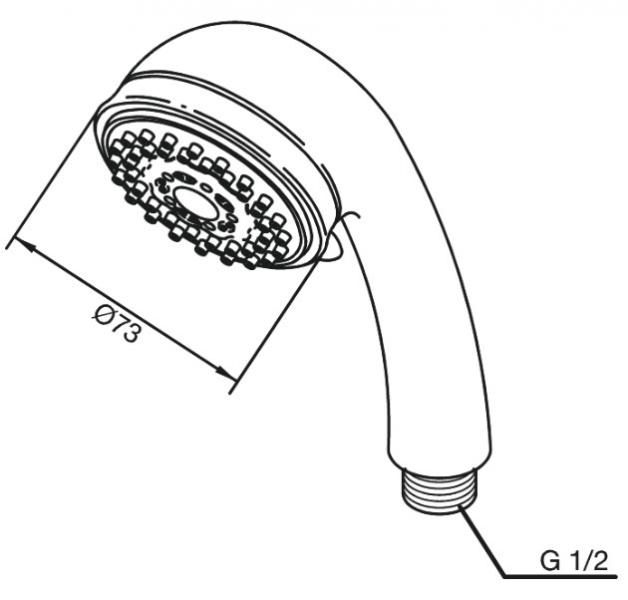 Damixa Clover Plus h&aring;ndbruser - 3 spray