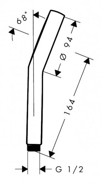 hansgrohe Activera Select S h&aring;ndbruser 95 2jet m/Ecosmart - Krom