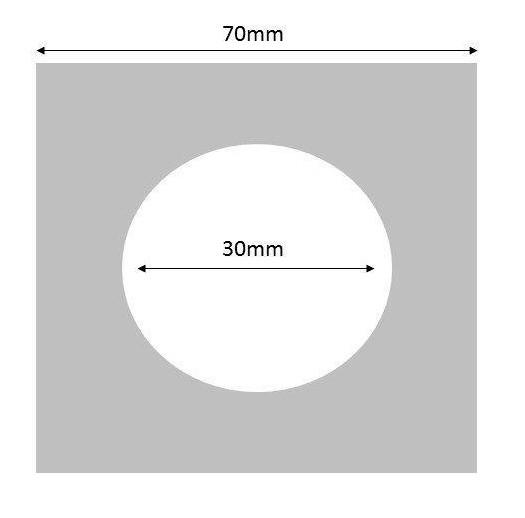 Grohe firkantet roset - B&oslash;rstet warm sunset