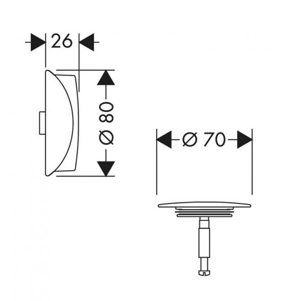 hansgrohe Flexaplus kappes&aelig;t