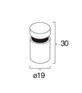 Pressalit spejlbeslag - S&aelig;t &aacute; 4 stk - Rustfri st&aring;l