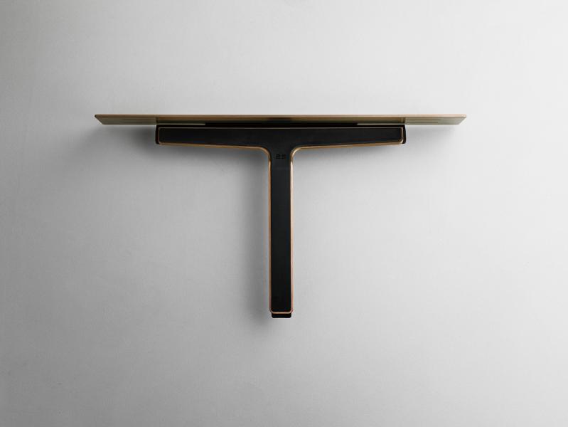 Unidrain ReFrame s&aelig;behylde med bruseskraber - Kobber