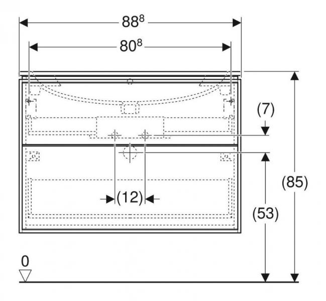 If&ouml; Sense Art 90 m&oslash;bels&aelig;t - Mat hvid