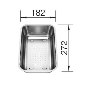 Blanco Sona 6S skyllesk&aring;l i rustfrit st&aring;l
