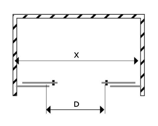 Str&oslash;mberg Slide 32 skyded&oslash;r nichel&oslash;sning 1500mm - Hvid