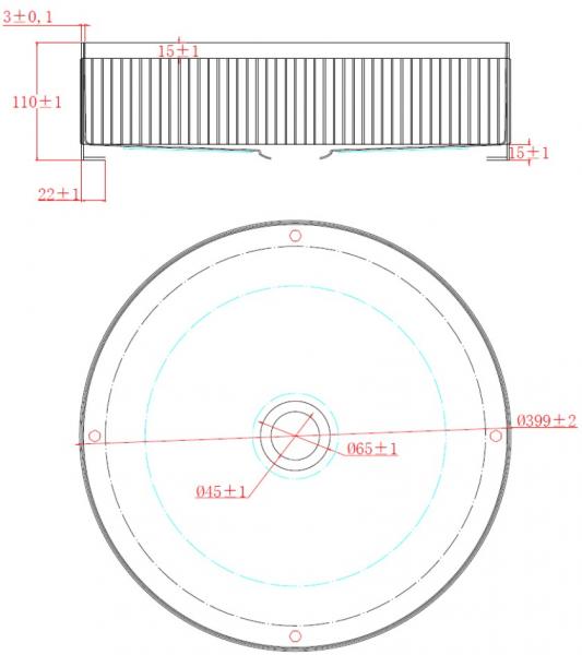 Cass&oslash;e Decora 40 bowlevask - B&oslash;rstet st&aring;l