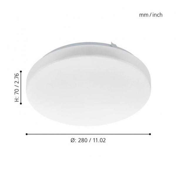 Eglo Frania v&aelig;g- og loftslampe