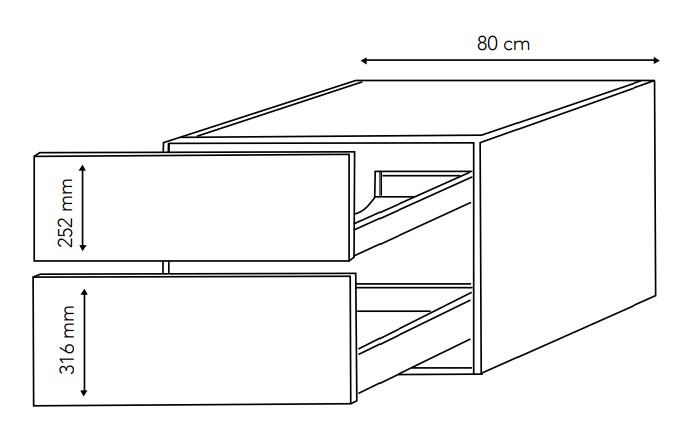Cass&oslash;e Soft 80 m&oslash;bels&aelig;t - Mat sort