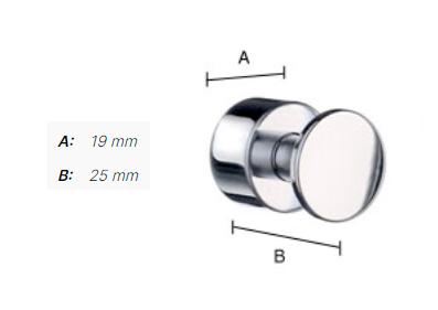 Smedbo Home h&aring;ndkl&aelig;dekrog - 2 stk - Mat sort