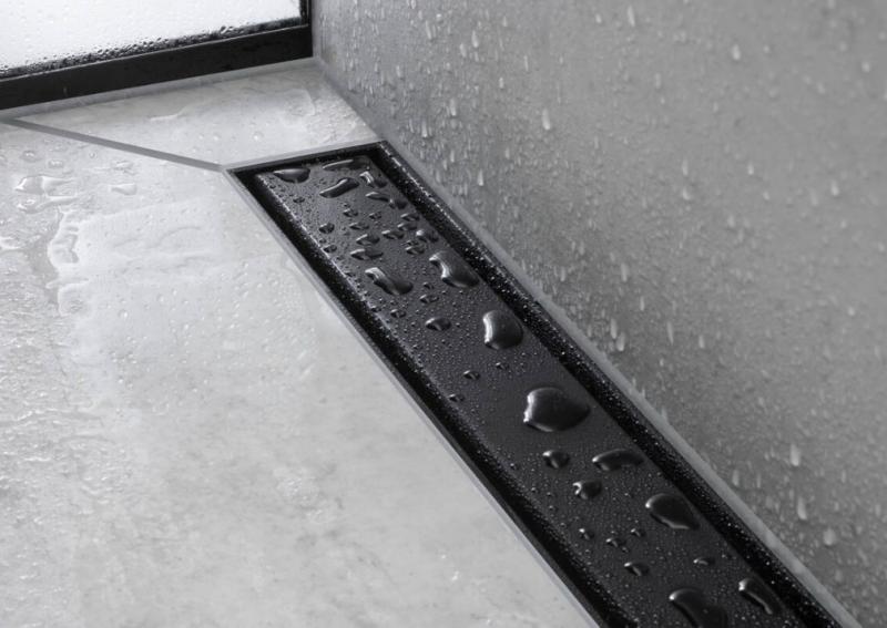 Hansgrohe RainDrain Match Kappes&aelig;t - 70 cm - Mat sort