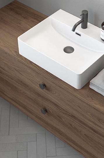 Dansani Button m&oslash;belgreb &Oslash;42 - Sort genanvendt plast