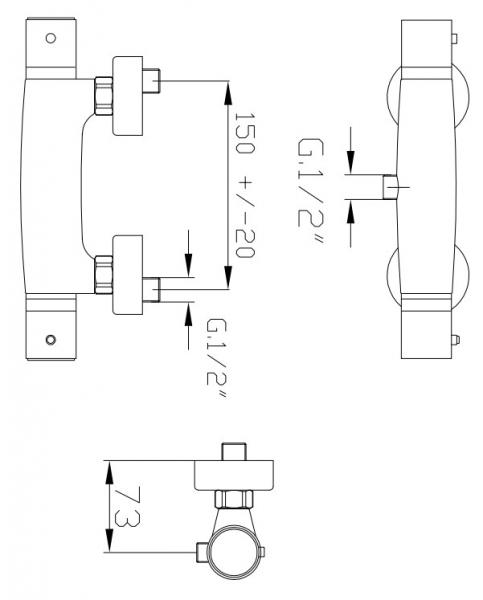 Cass&oslash;e komplet brusesystem - Mat sort
