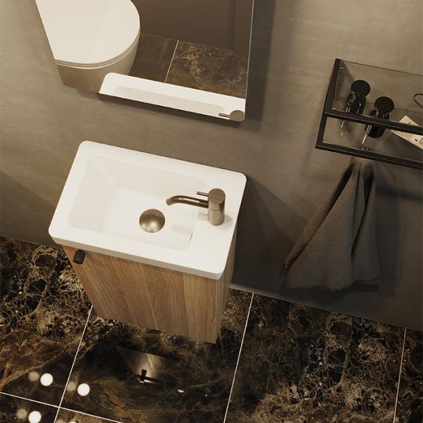 Dansani Micro Larghetto 43 h&aring;ndvask t/m&oslash;bel - 1 hanehul