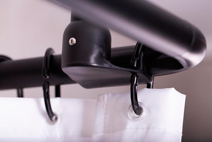 Ridder Wien loftst&oslash;tte t/badeforh&aelig;ngsstang - 50 cm - Mat sort