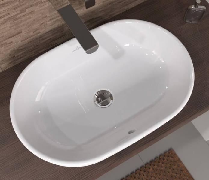 V&B Architectura 60 fritst&aring;ende bowlevask - Med overl&oslash;b