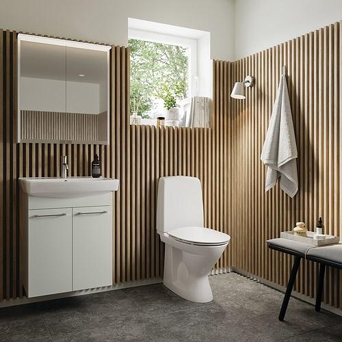 If&ouml; Spira gulvtoilet 6260 m/Rimfree og If&ouml; Clean - Med S-l&aring;s