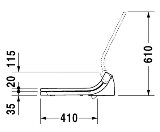 Duravit Sensowash bidets&aelig;de til Darling New og Starck