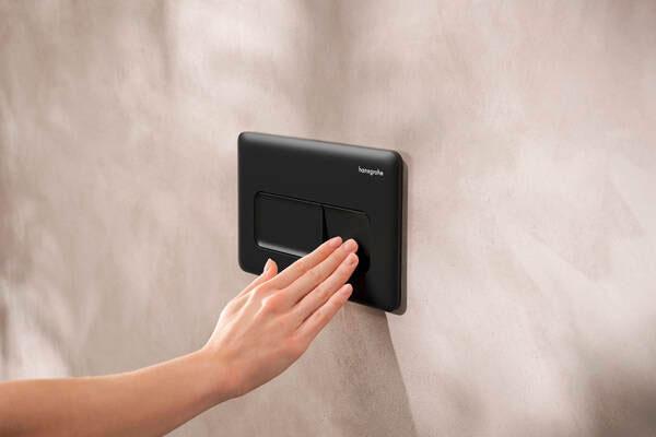 hansgrohe iFrame Original Q betjeningsplade - Mat sort hansgrohe iFrame Original Q betjeningsplade - Mat sort