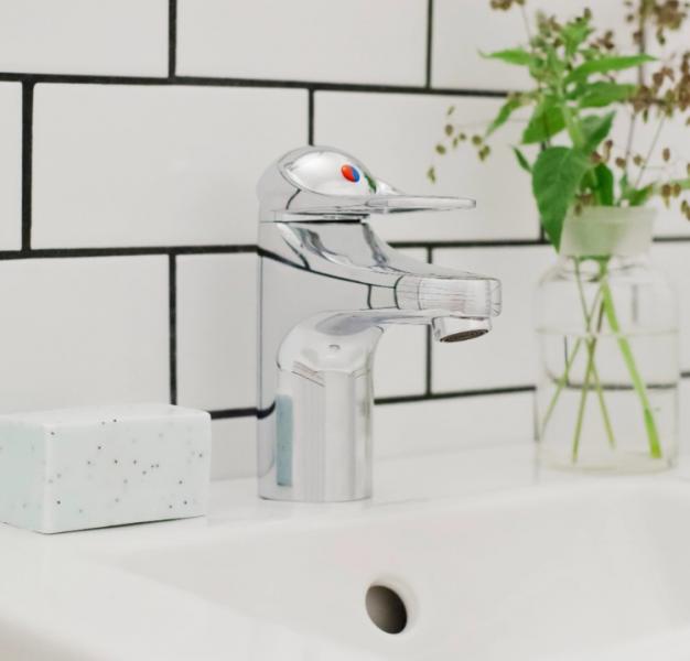 FM Mattsson 9000E II h&aring;ndvaskarmatur m/koldstart og EcoFlow