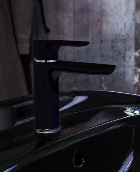 Gustavsberg Estetic h&aring;ndvaskarmatur u/bundventil - Mat sort