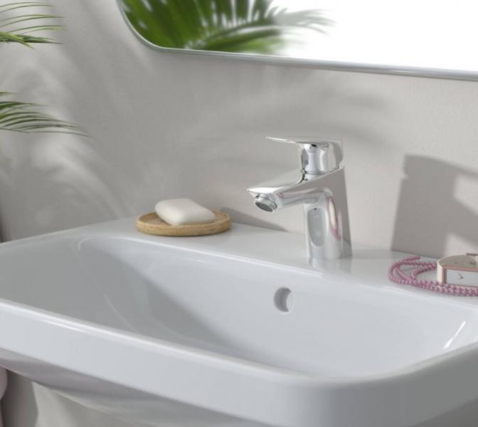 hansgrohe Logis 70 h&aring;ndvaskarmatur m/l&oslash;ft-op bundventil - Krom