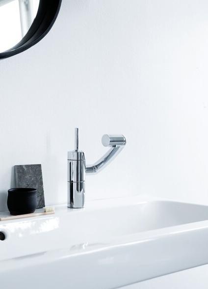 Damixa Arc h&aring;ndvaskarmatur m/bundventil - Krom