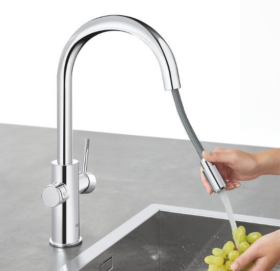 Grohe Blue Home k&oslash;kkenvandhane m/udtr&aelig;kstud - Starts&aelig;t