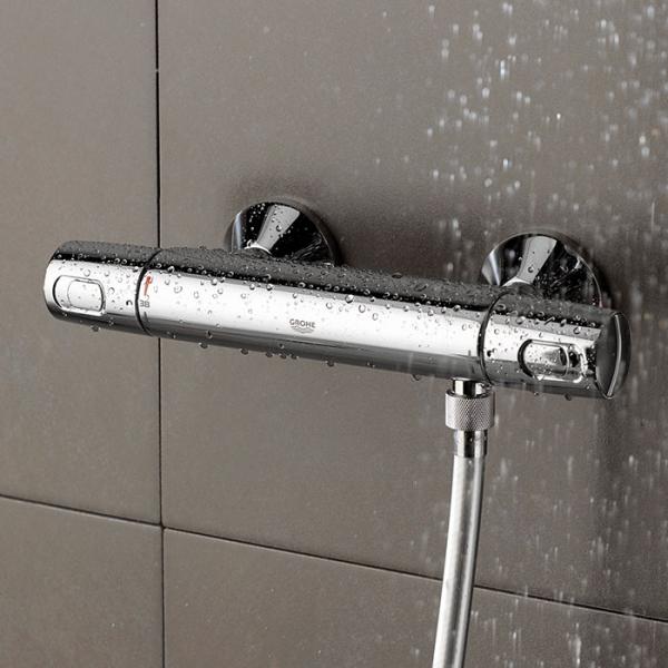 Grohe Precision Trend brusetermostat m/termostat - Krom