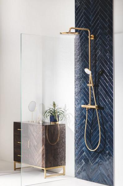 Grohe Euphoria XXL 310 brusesystem - B&oslash;rstet warm sunset