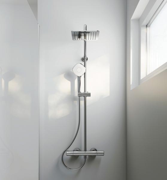 Ideal Standard Idealrain T100 komplet brusesystem &Oslash;200 - Krom